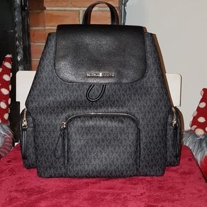 Black MK backpack